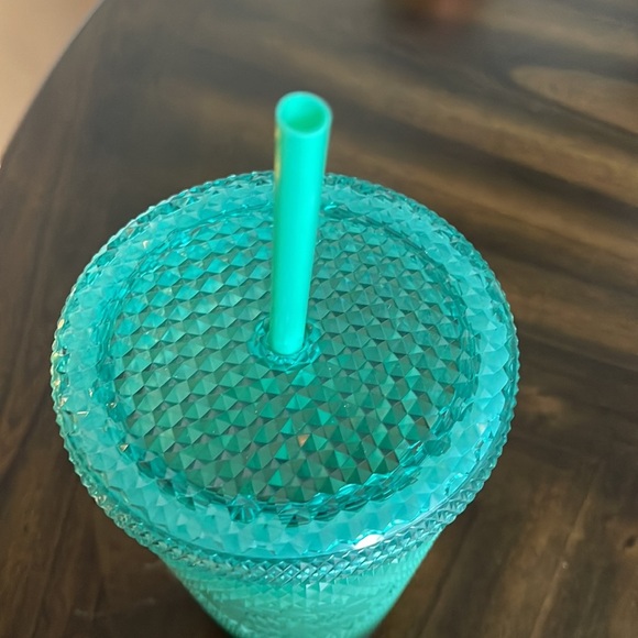 2022 Starbucks Ombré studded mint green tumbler 16oz + a FREE color changing cup - Picture 2 of 11